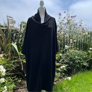City Chic Black Cowl Neck Dress Size L